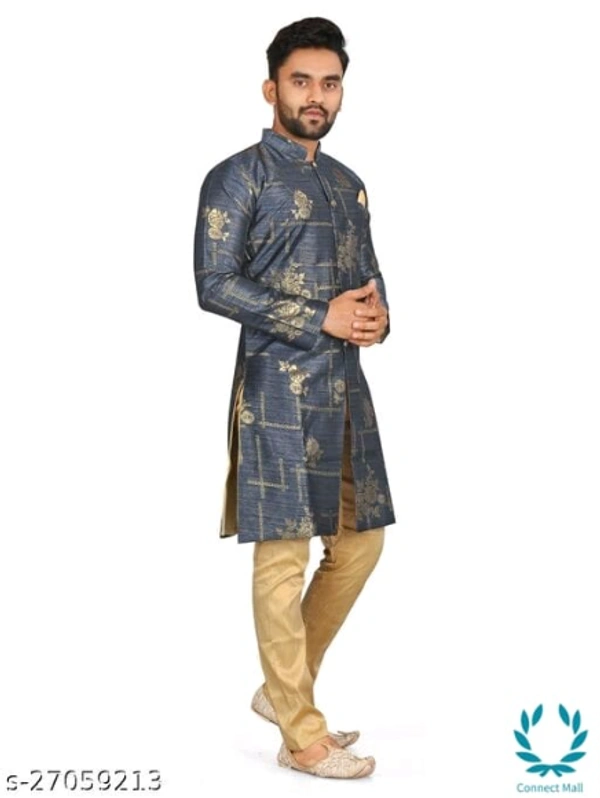 Urbane Mens Kurta Sets  - S, Top Fabric:Jacquard, Bottom Fabric: Cotton, Straigth Pajama, MultiPack :1